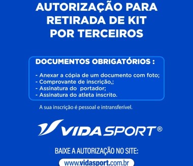 AUTORIZAÇÃO PARA RETIRADA DE KITS POR TERCEIROS 