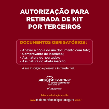 RETIRADA DE KIT POR TERCEIIROS 