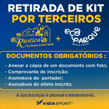 RETIRADA DE KIT POR TERCEIROS