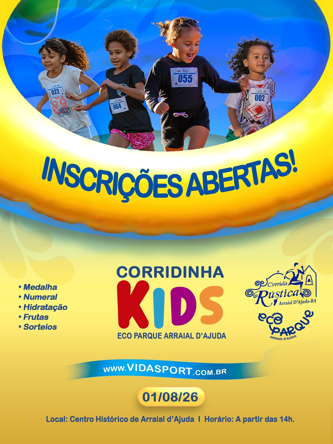 Corridinha KIDS ECO PARQUE ARRAIAL D'AJUDA 2026