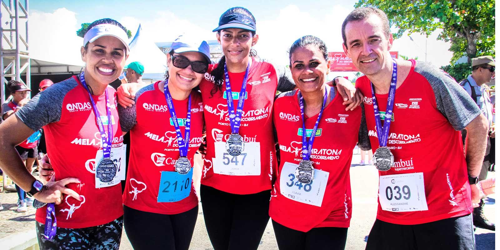 Corredores postam fotos e vídeos para homenagear a Meia Maratona do Descobrimento