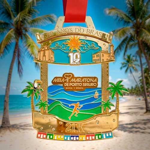 Meia de Porto Seguro terá kits exclusivos e medalha extra na edição de 10 anos