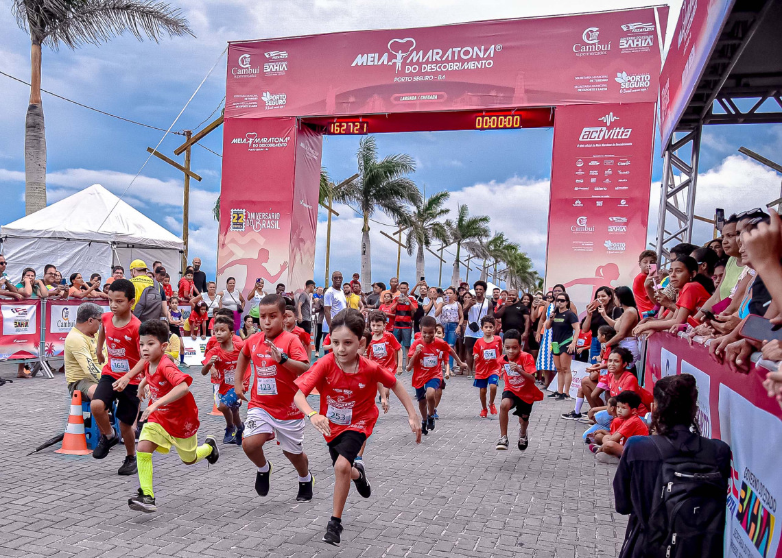 Estrutura grandiosa é um dos destaques da Meia Maratona de Porto Seguro