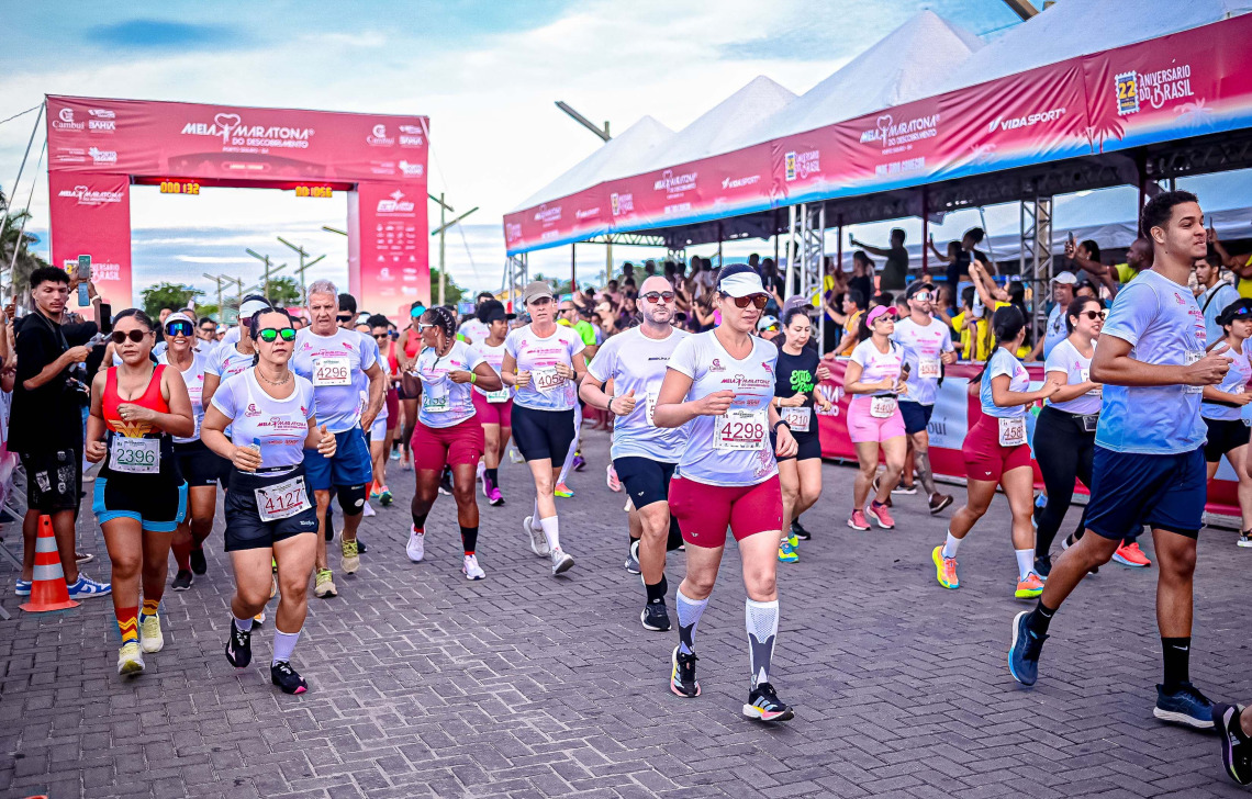 Estrutura grandiosa é um dos destaques da Meia Maratona de Porto Seguro