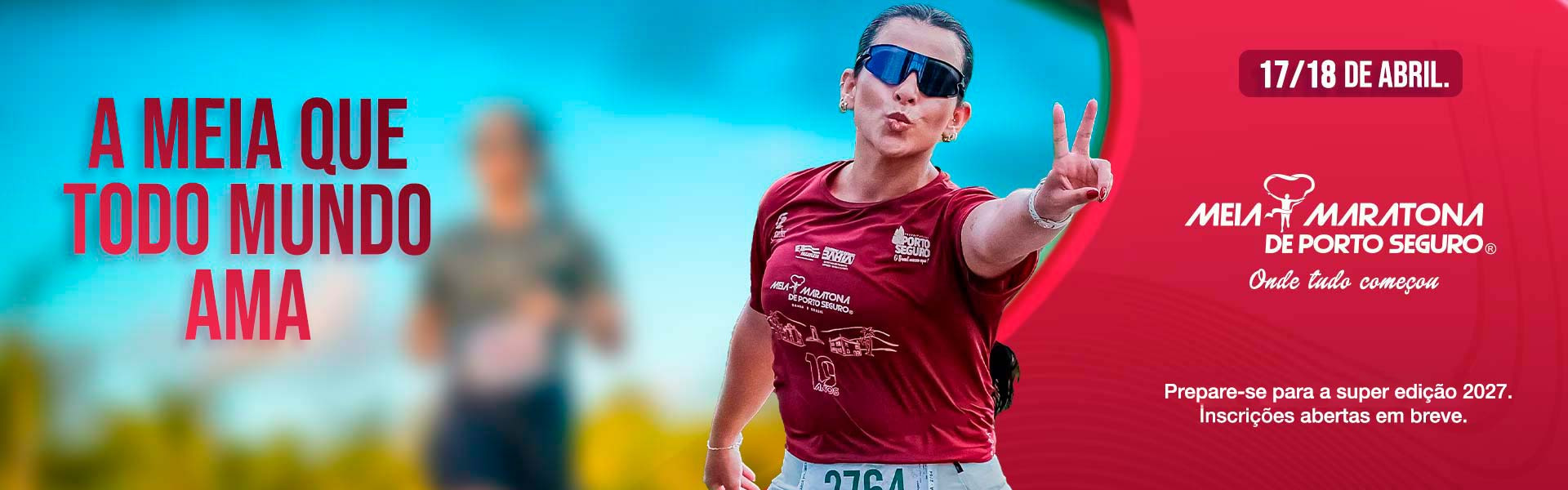 Meia maratona de porto seguro 2027